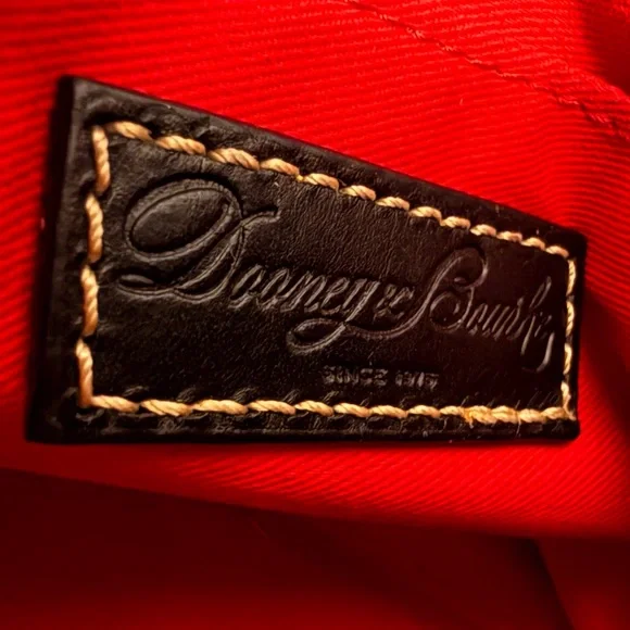 Dooney & Bourke Gray Ostrich Embossed Leather Tote NWOT w/COA - Picture 8 of 12